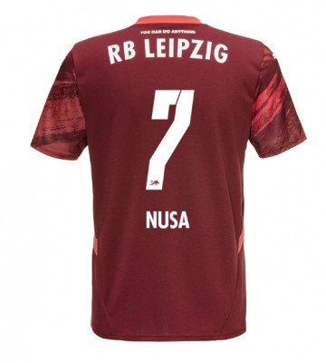 RB Leipzig Antonio Nusa #7 Bortatröja 2024-25 Kortärmad